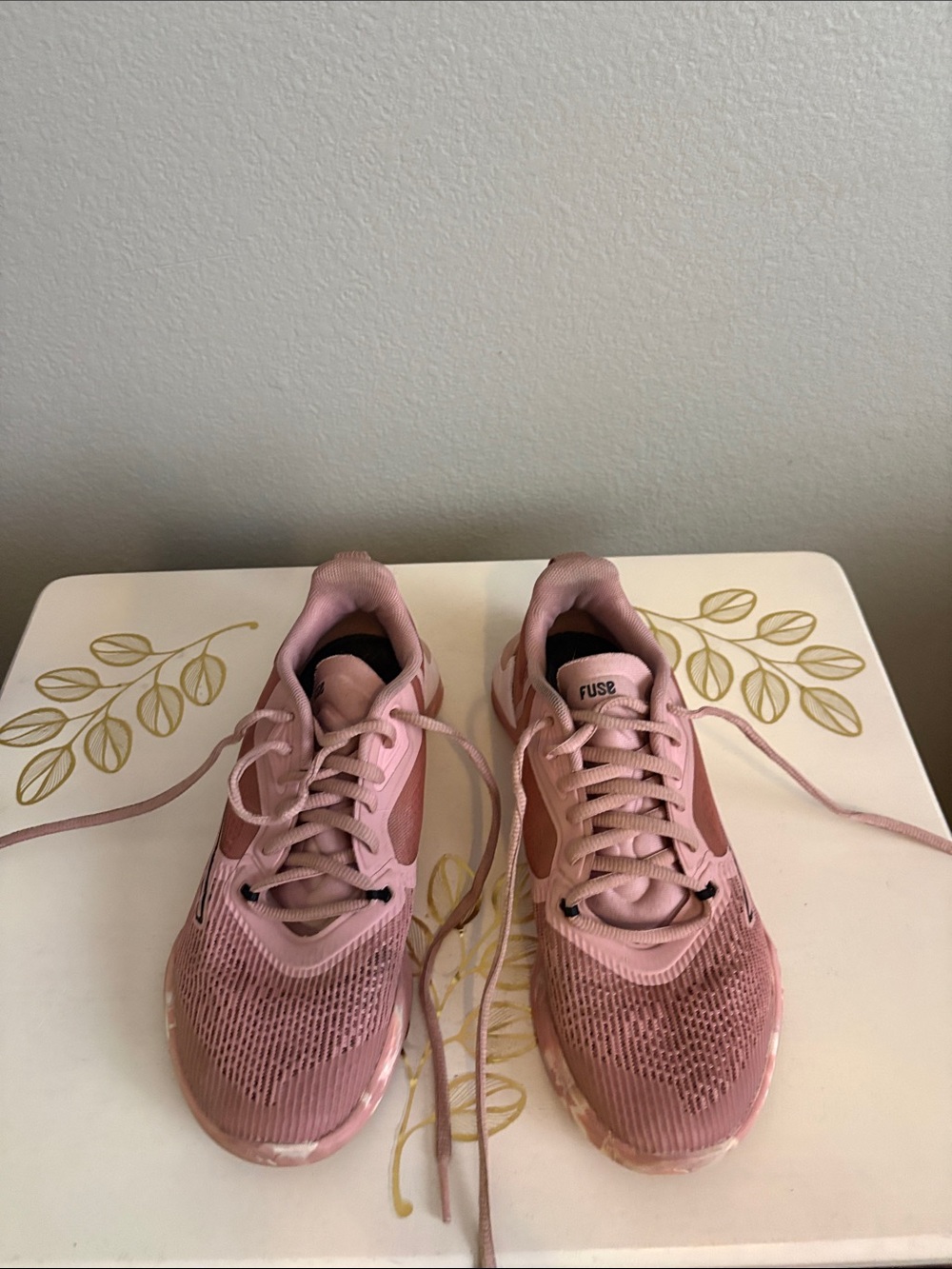 Women’s Pink Lace-Up Athletic Sneakers